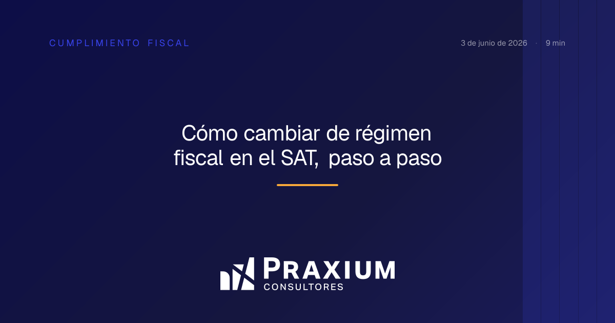 Cambiar de Regimen Fiscal en el SAT: Guia Paso a Paso
